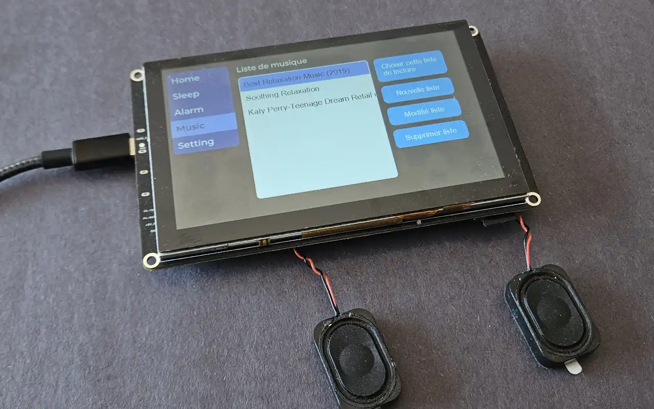 Réveille-matin intelligent avec simulation d'aube WIP aperçu